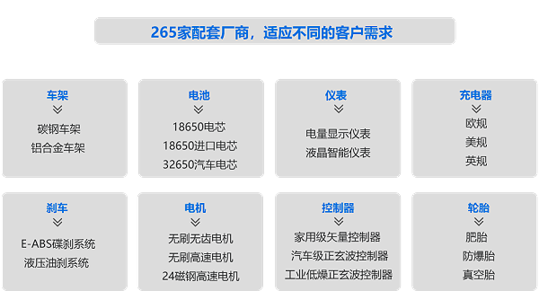 电动车厂家-不同的定制方案