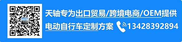 新型电动自行车-天轴专为出口贸易，跨境电商，OEM提供电动自行车定制方案